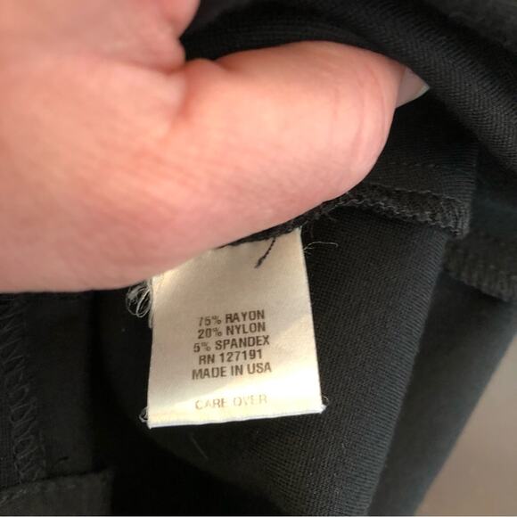 Jana KOS black front and back full zip jacket size Small - Picture 10 of 14